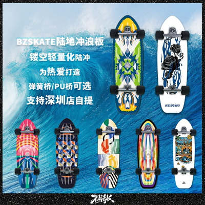 BZSKATE陆地冲浪板弹簧桥初学者