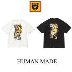 夏季新款humanmade短袖t恤老虎头卡通情侣装宽松落肩260g双纱纯棉