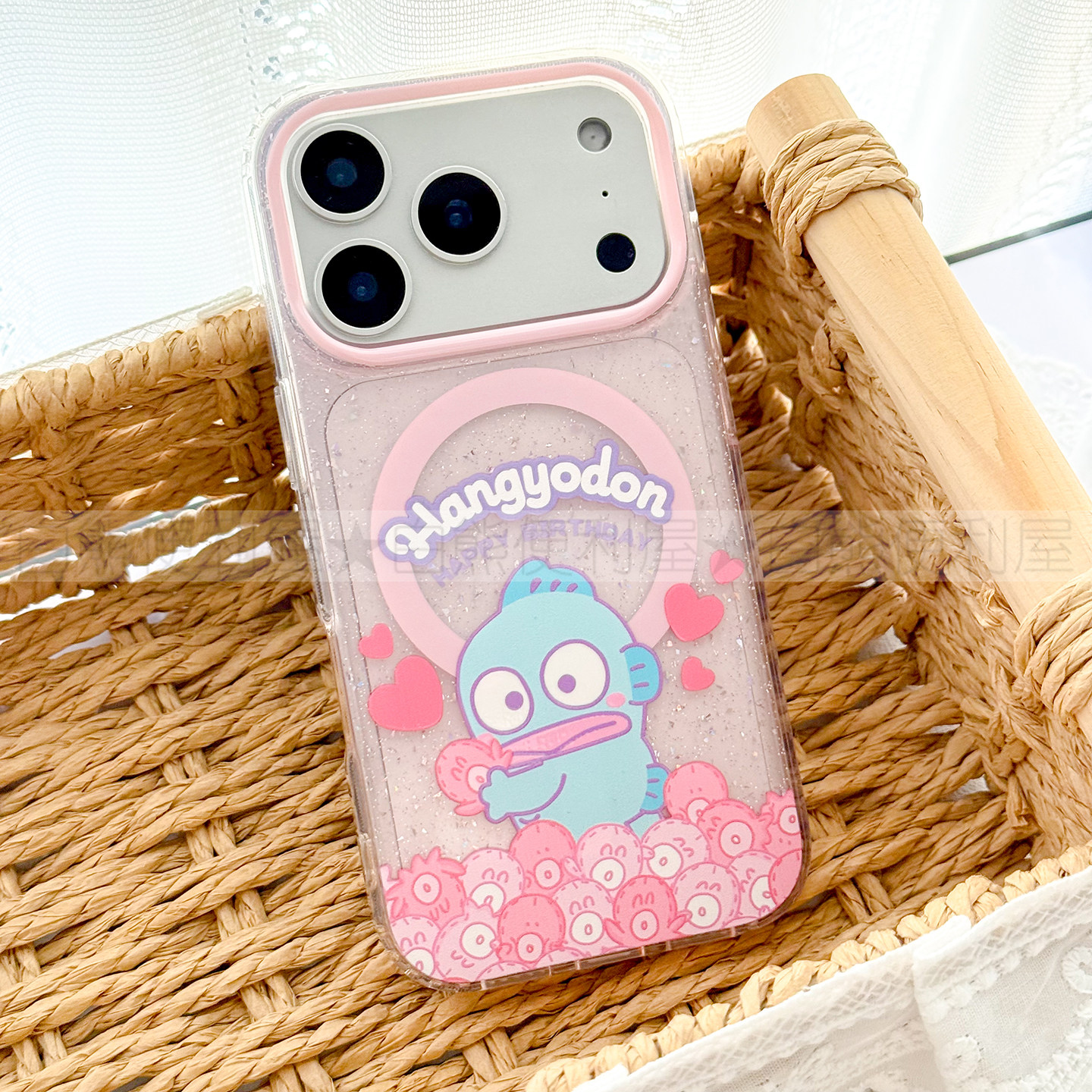 适用iphone18promax苹果18pro手机壳MagSafe磁吸18透明17闪粉17promax丑鱼17pro人鱼汉顿16三星15保护套14