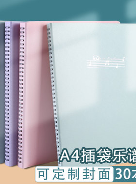 插页袋式莫兰迪乐谱夹