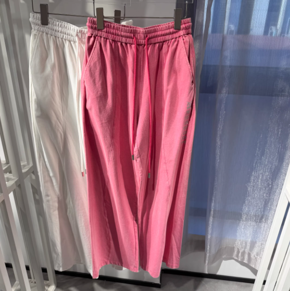 Anyspoor国内专柜正品代购24春夏新款松紧腰直筒长裤84B819-690,女装/女士精品,卫裤,淘宝优惠券,粉丝福利购,淘宝优惠卷