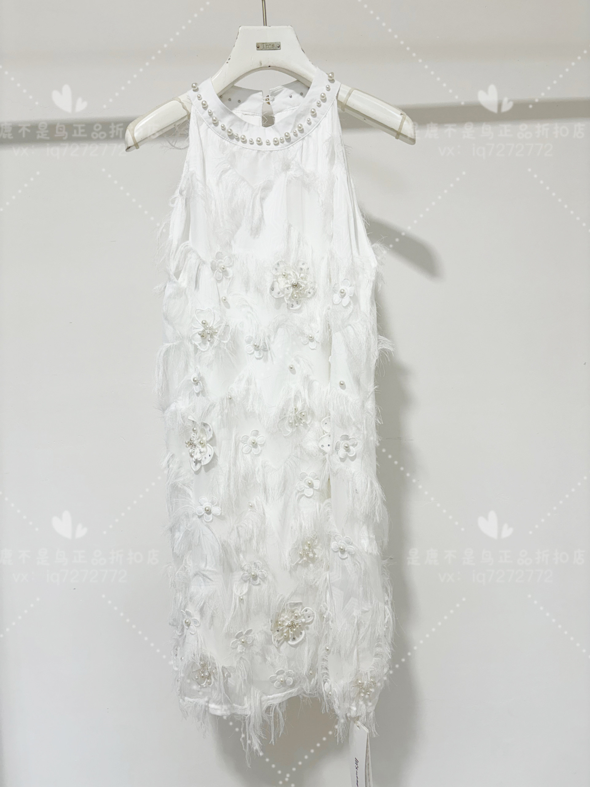 映氏专柜正品国内代购夏季新款重工花瓣仙女遮肉显瘦连衣裙