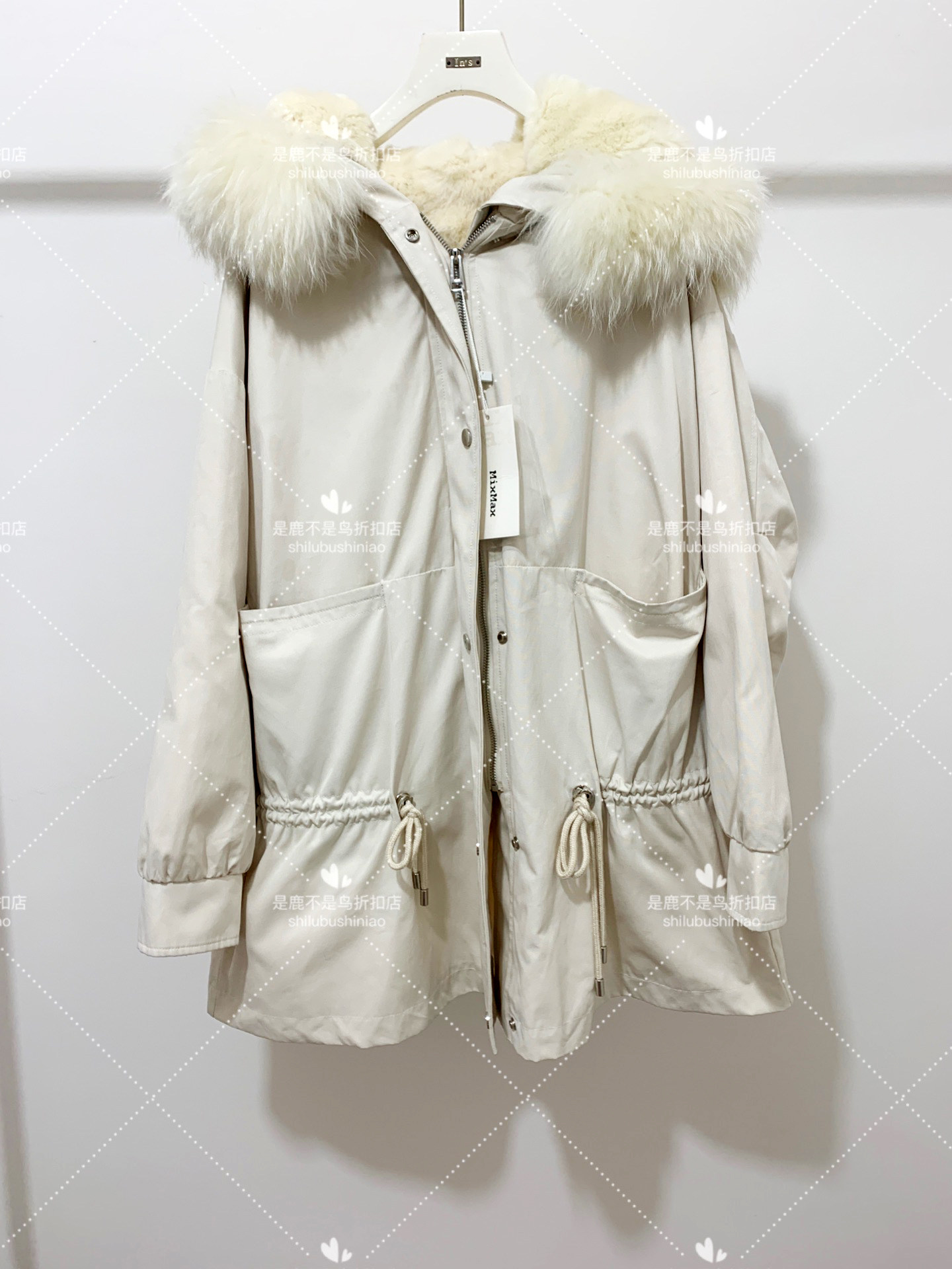 MixMax国内专柜正品代购秋冬保暖獭兔毛皮草外套620420945-3999