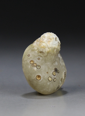 【原创】纯手工雕刻老猴子 天然戈壁眼睛石 楼叔孤品