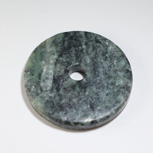 【处理品】天然河磨玉大玉璧 楼叔孤品