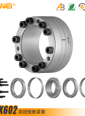 STK602胀紧套Z5高端品质胀套RFN7015涨套动力锁免键轴套