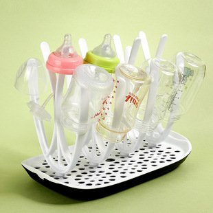 好德萌大支架镂空奶瓶干燥架多功能奶嘴收纳沥水架婴儿奶瓶晾干架