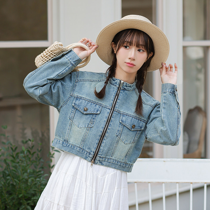 牛仔外套女2025春秋新款小个子