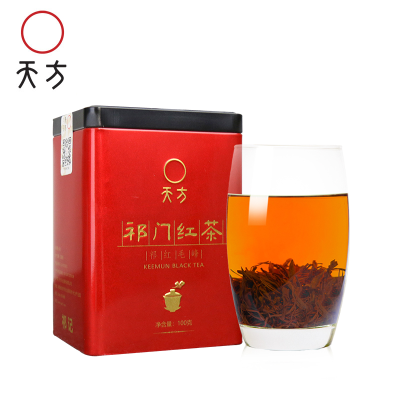 买三送一天方茶叶祁门红茶新茶正宗安徽原产地浓香型红毛峰100g-封面