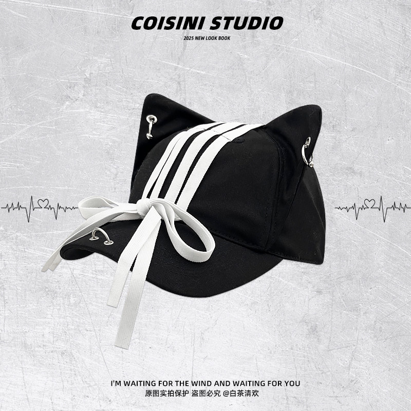 魔头暗黑系列绑带蝴蝶结猫耳朵