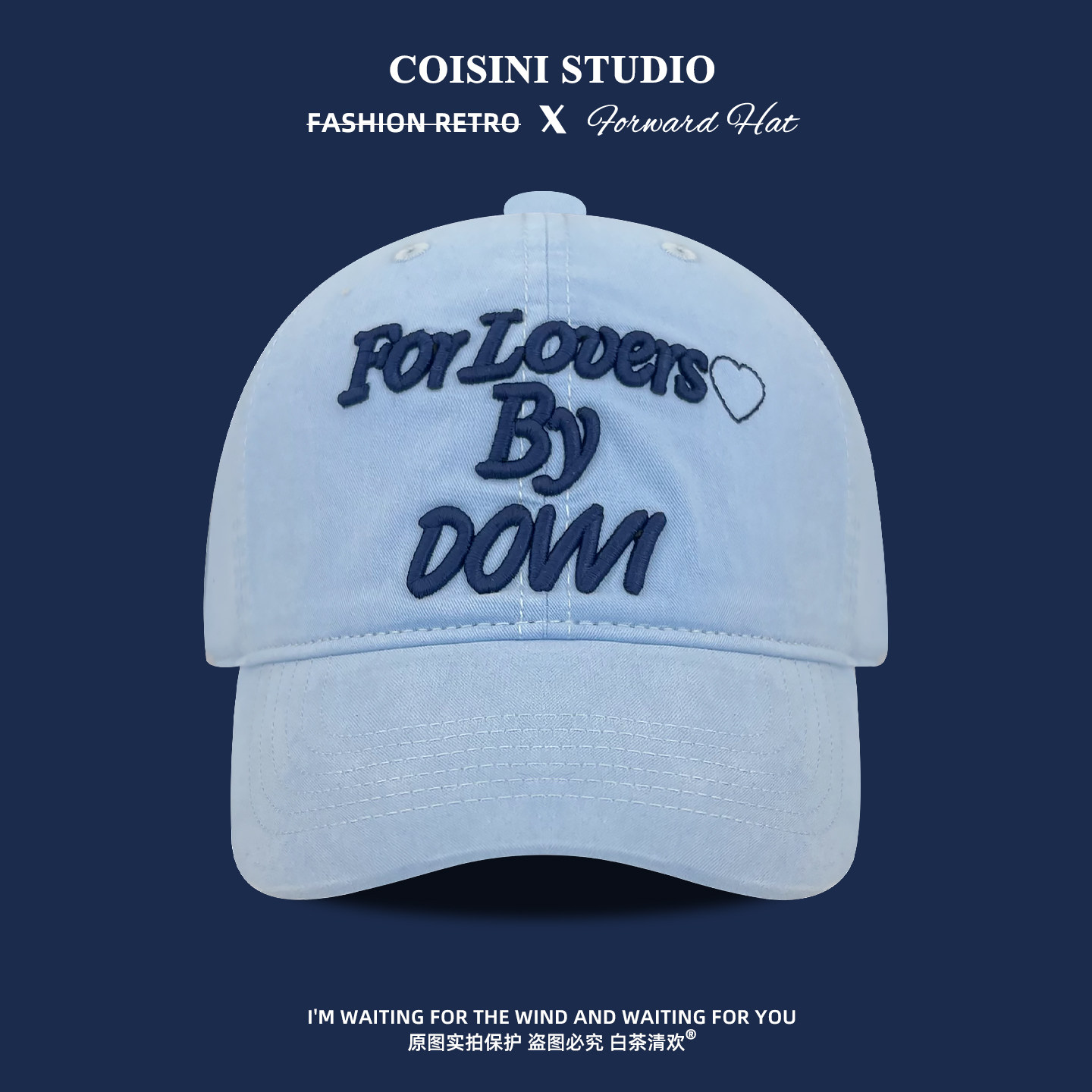 2026新款韩版字母刺绣棒球帽男女冬季弯檐百搭显脸小遮阳防晒帽潮