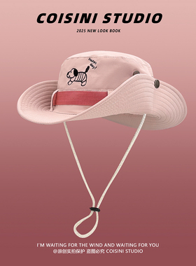 日系潮牌腊肠狗登山帽女夏季