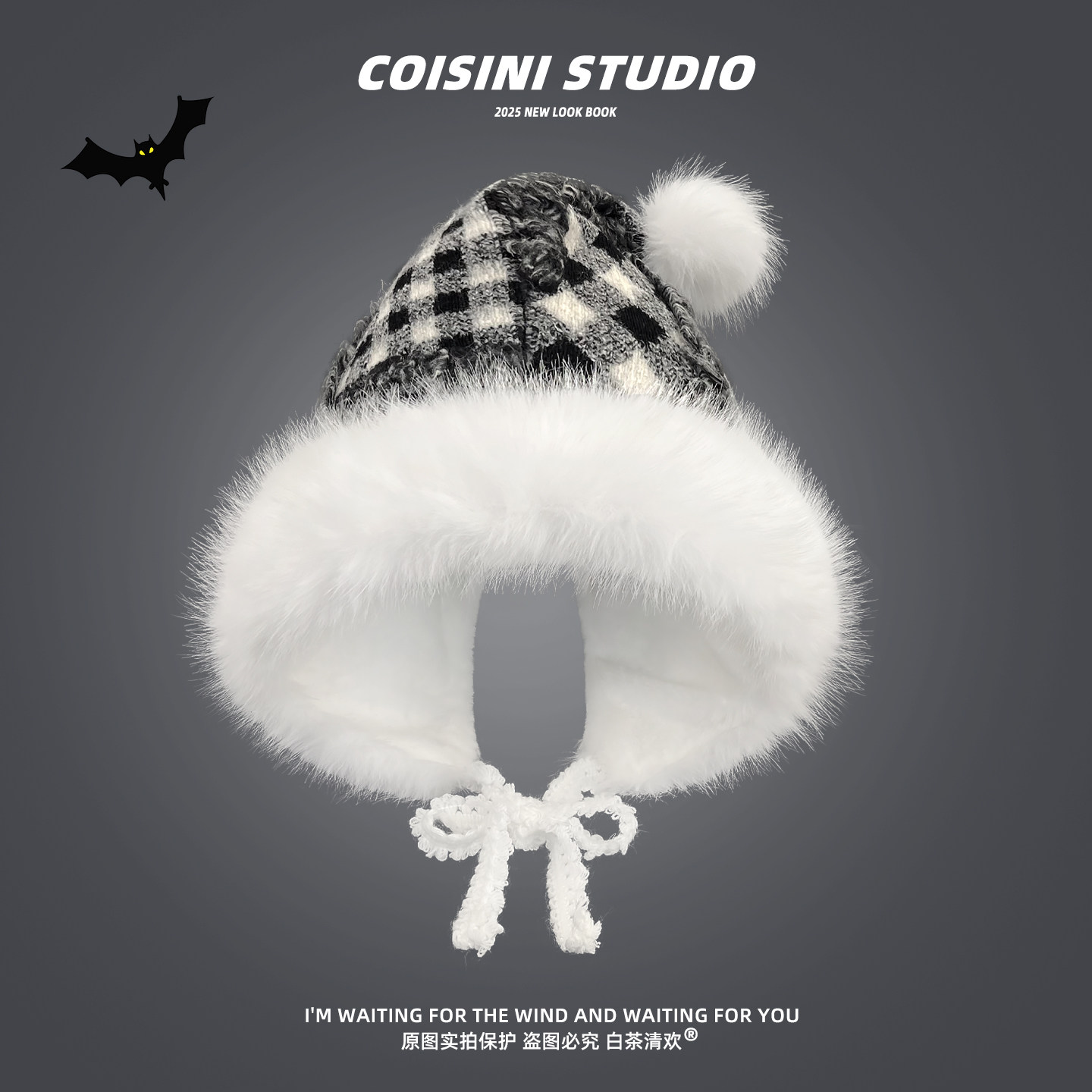 冬季加绒加厚毛绒雷锋帽子女保暖护耳帽子显脸小毛球大头围套头帽,服饰配件/皮带/帽子/围巾,帽子,淘宝优惠券,粉丝福利购,淘宝优惠卷