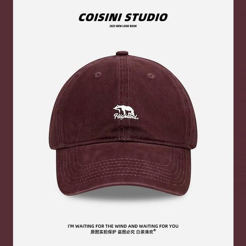 北极熊鸭舌帽子加大加深2025新款