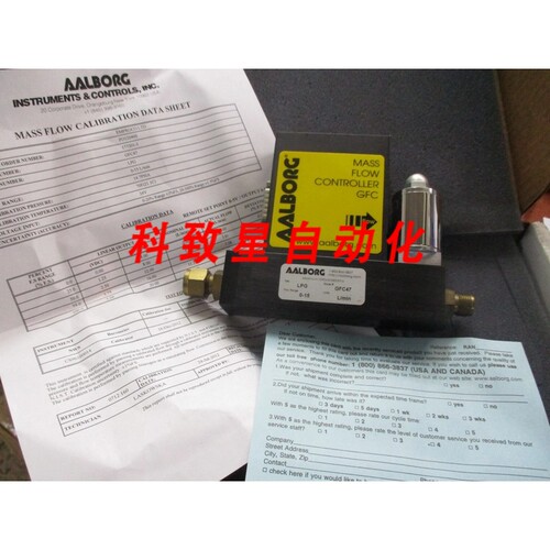 工业配件AALBORG GFC47 0-15 SLPM 24VDC GAS LPG 1000PSI 6800KP