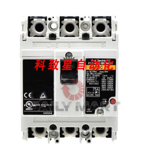 工业配件EA103C 断路器75A 3P