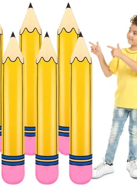 pvc充气铅笔气球Inflatable pencil教室布置道具毕业学校活动装饰