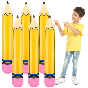 pvc充气铅笔气球Inflatable pencil教室布置道具毛笔蜡笔装饰气球