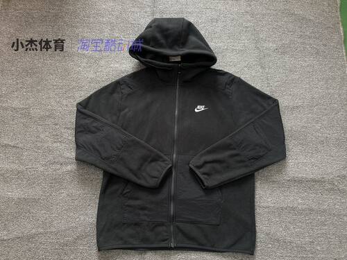 保暖连帽衫秋冬摇粒绒拼接外套