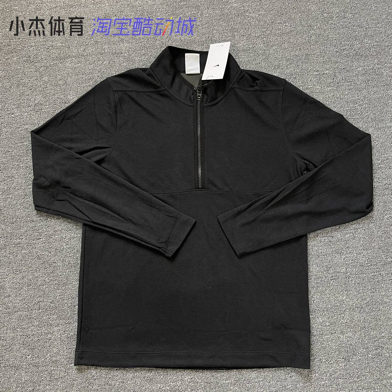 高尔夫透气半拉链跑步卫衣