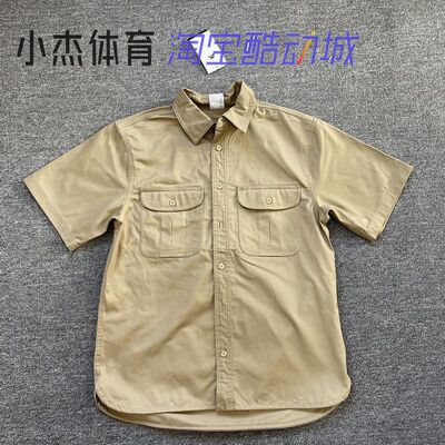 扣滑板户外运动休闲短袖衬衫