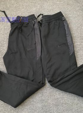 Nike/耐克 男子秋冬加绒保暖透气篮球运动训练休闲长裤AT3922-010