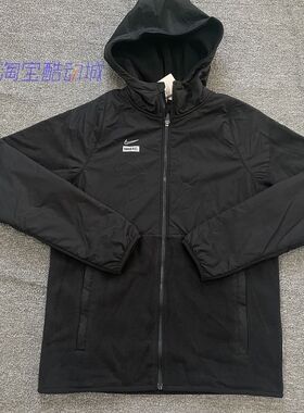 Nike/耐克 F.C.后背大LOGO男子摇粒绒保暖连帽夹克外套DM1296-010