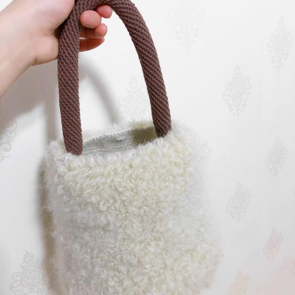 新款小羊羊毛包diy材料