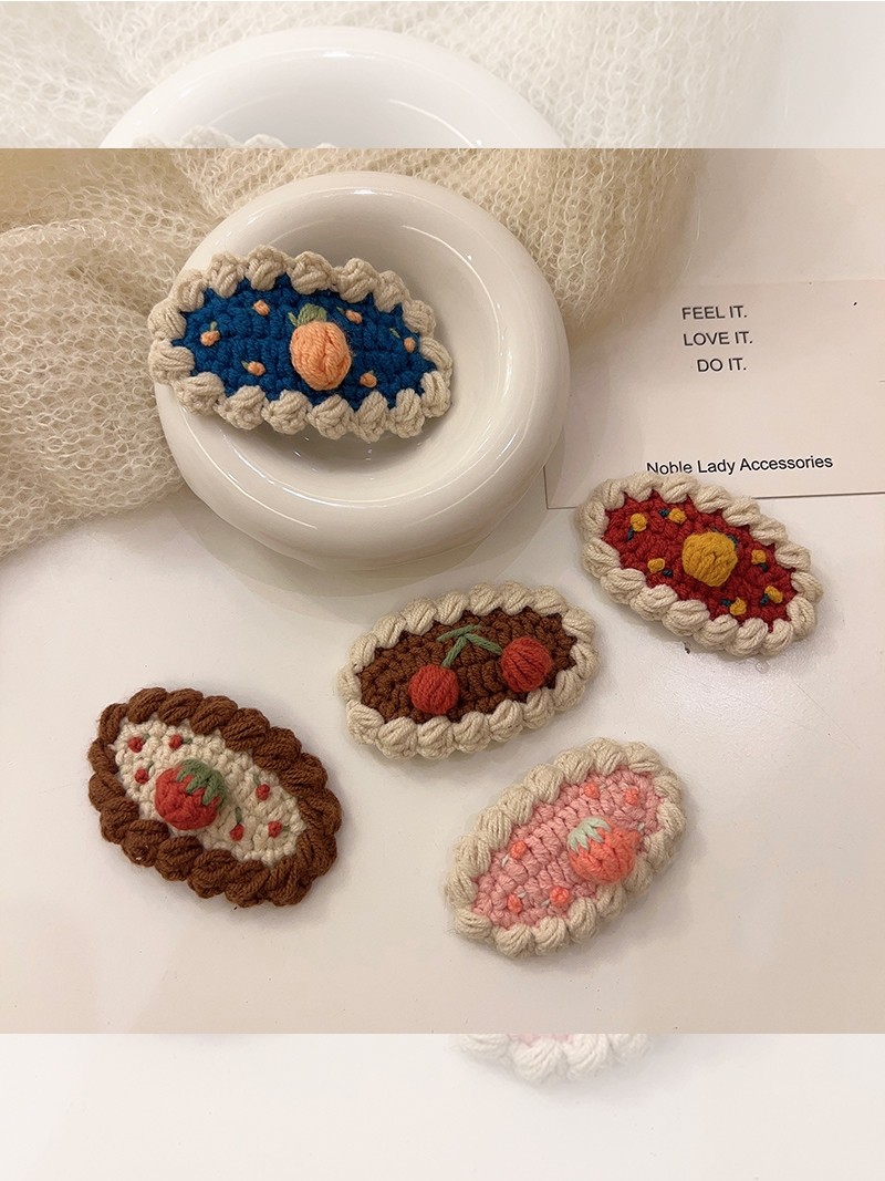 手编发夹diy手工编织毛线材料包自制发夹材料打发时间送情侣礼物,服饰配件/皮带/帽子/围巾,DIY编织材料包,淘宝优惠券,粉丝福利购,淘宝优惠卷