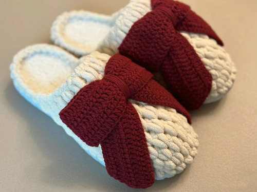 手工编织拖鞋diy材料包毛线钩针自制送男女友闺蜜生日礼物材料