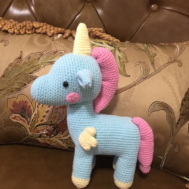 毛线编织材料包玩偶手工diy钩针