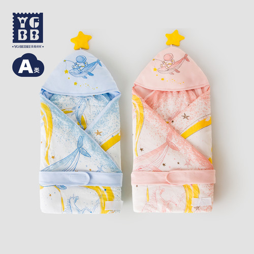 英格贝贝新生儿包被盖毯