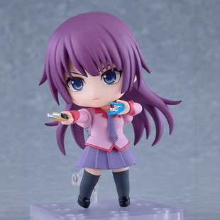 【樱乐会定金】GSC 化物语 战场原黑仪 2.0 粘土人 Q版手办