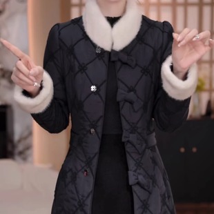 五防免洗夹棉时尚套装2025秋冬季新款优雅两件套显瘦保暖大衣裙子