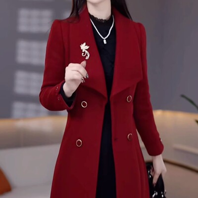 帛莱秋冬加厚保暖长款风衣