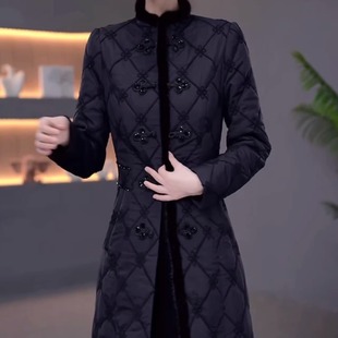 五防免洗蓄热棉外套+连衣裙女2025秋冬新款气质显瘦夹棉套装裙子