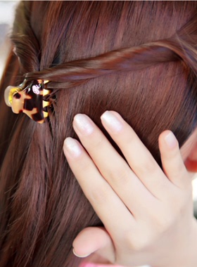 C310 现货！专柜正品韩国进口发饰头饰 Angelrena简洁迷你小发抓
