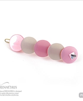 C109  韩国进口发饰头饰 Angelrena小圆边夹刘海夹发夹