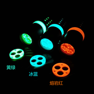 巨浪barrel韩酷HANKO非荷兰龙引擎凸镜手电三四眼夜光片改装配件