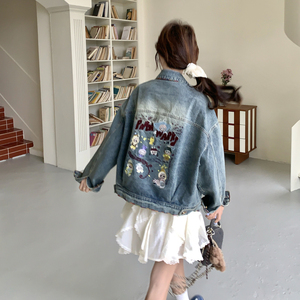 大货已出 新款重工刺绣牛仔外套 C170-1306-P185-K298图片