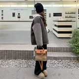 美式学院风羽绒棒球服女2025冬季新款加厚白鸭绒内胆显瘦夹克外套，女装羽绒服，2C170