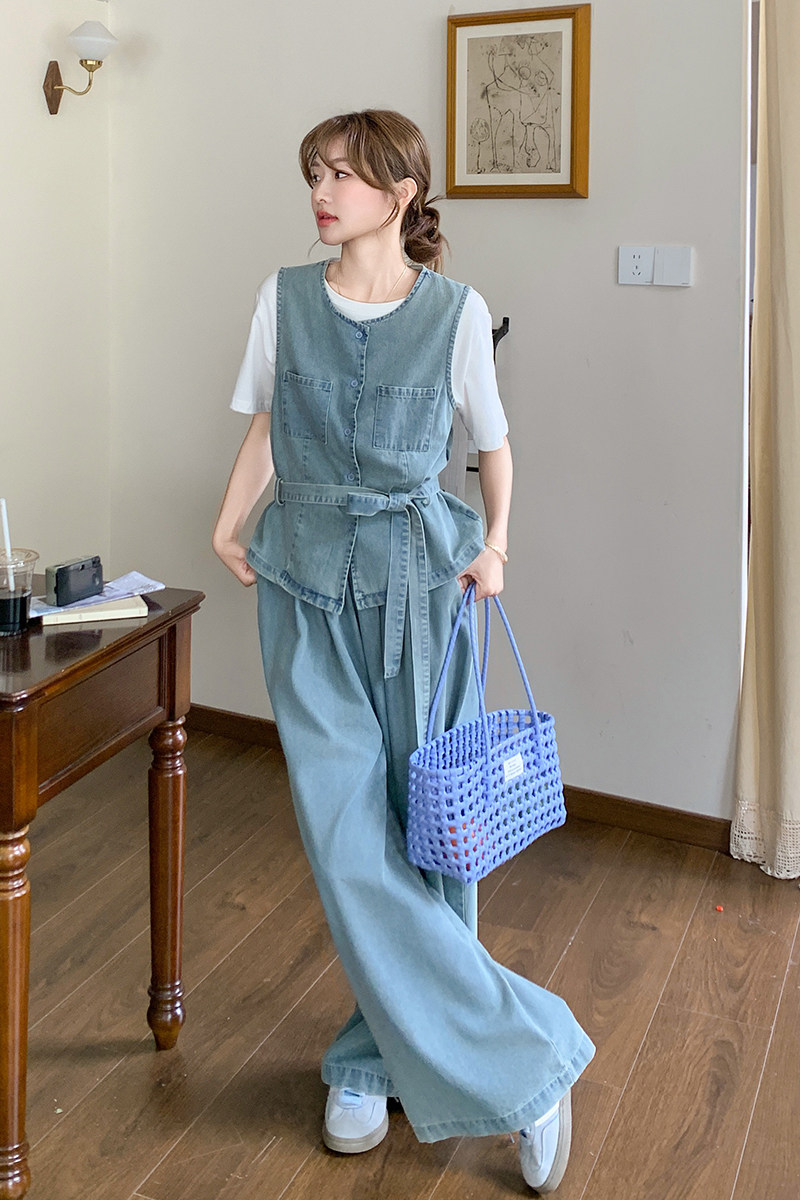气质牛仔套装2C170-9901-P165-K248,女装套装/套裙,2C170