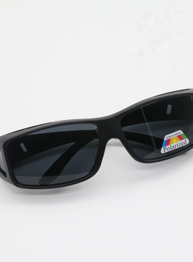 偏光方形运动男女近视套镜太阳镜