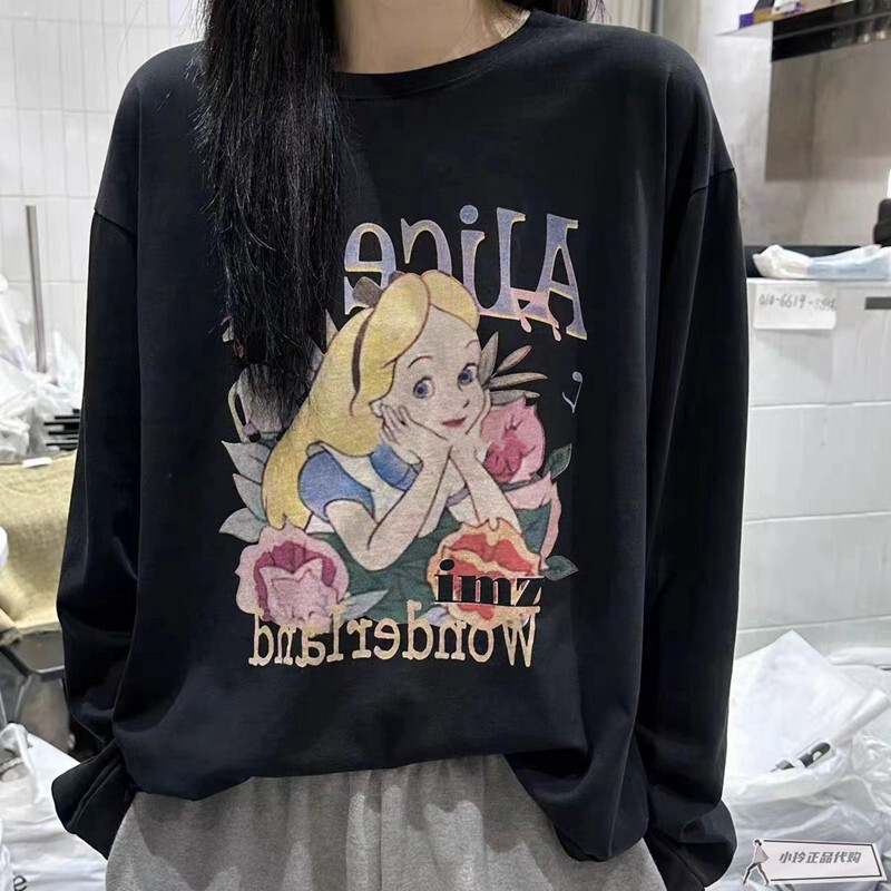 长袖百搭秋季卡伊棉女韩国代购