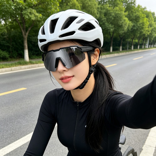 专业户外公路自行车运动骑行镜男女通用护目太阳镜登山炫彩偏光镜