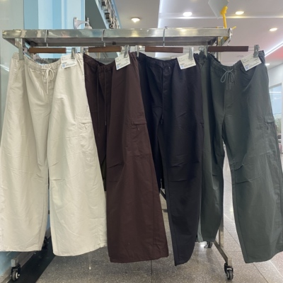 女装！防紫外线休闲裤！抽绳伞兵裤长裤工装裤2026春新款483001