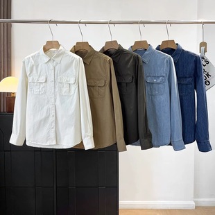 牛仔工装 外套480004 衬衫 水洗产品衬衣空调衫 479579 长袖 日单女装