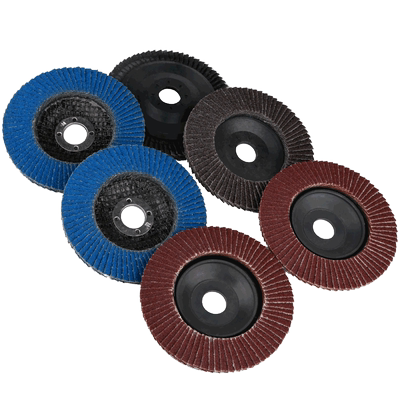 4寸百叶片抛光片平面砂布轮100mm