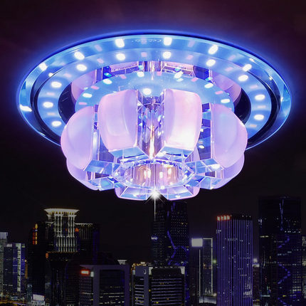 led过道灯走廊灯玄关灯楼梯阳台灯嵌入式水晶射灯筒灯天花吸顶灯