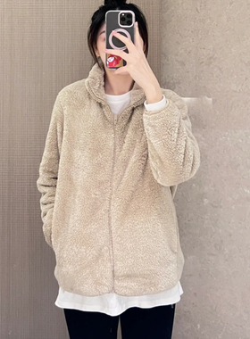 uuu女装男装长绒摇粒绒拉链茄克/长袖外套夹克冬新款479611